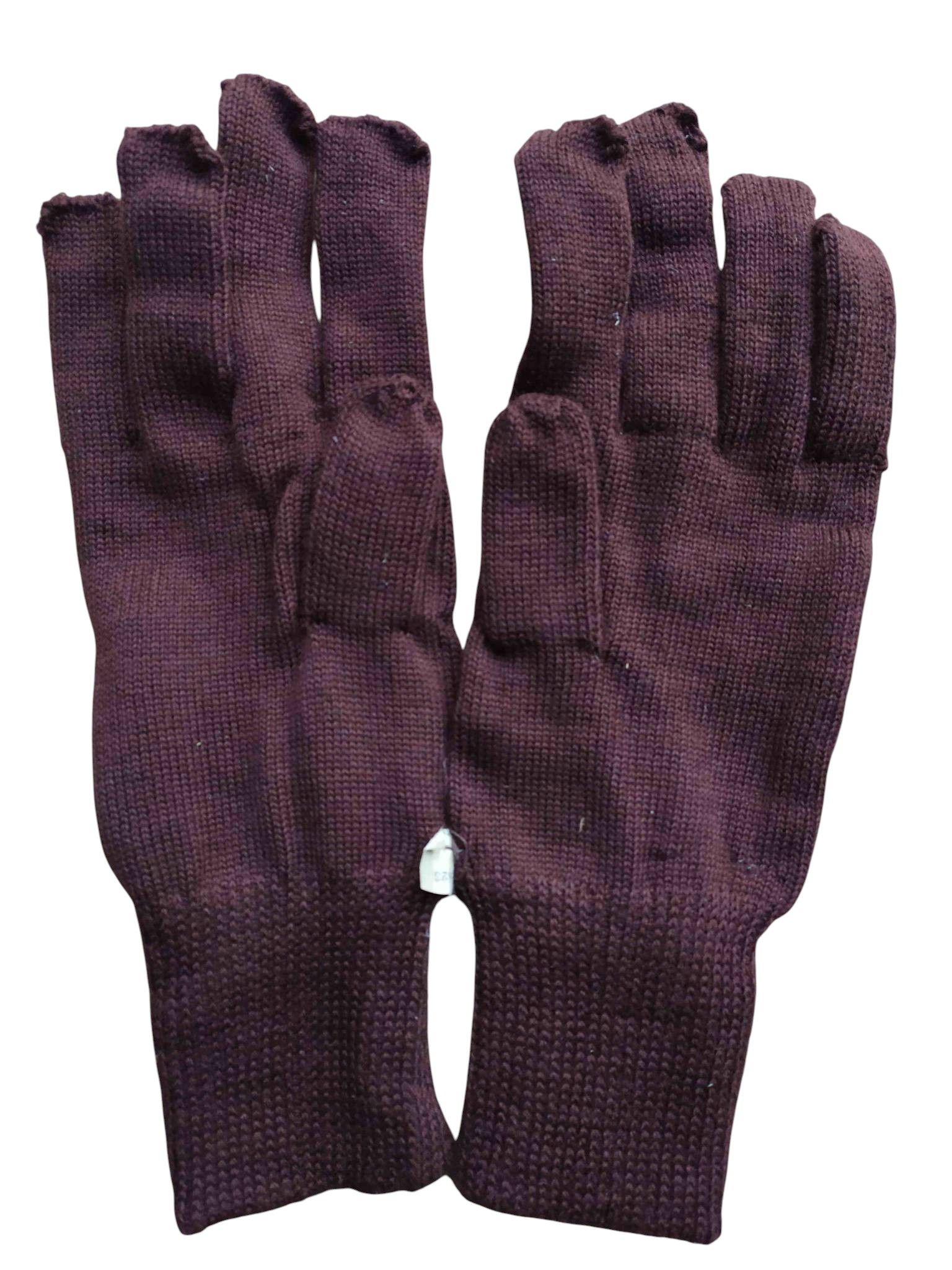Knitted Woolen Winter Military Gloves from the USSR - Image 4