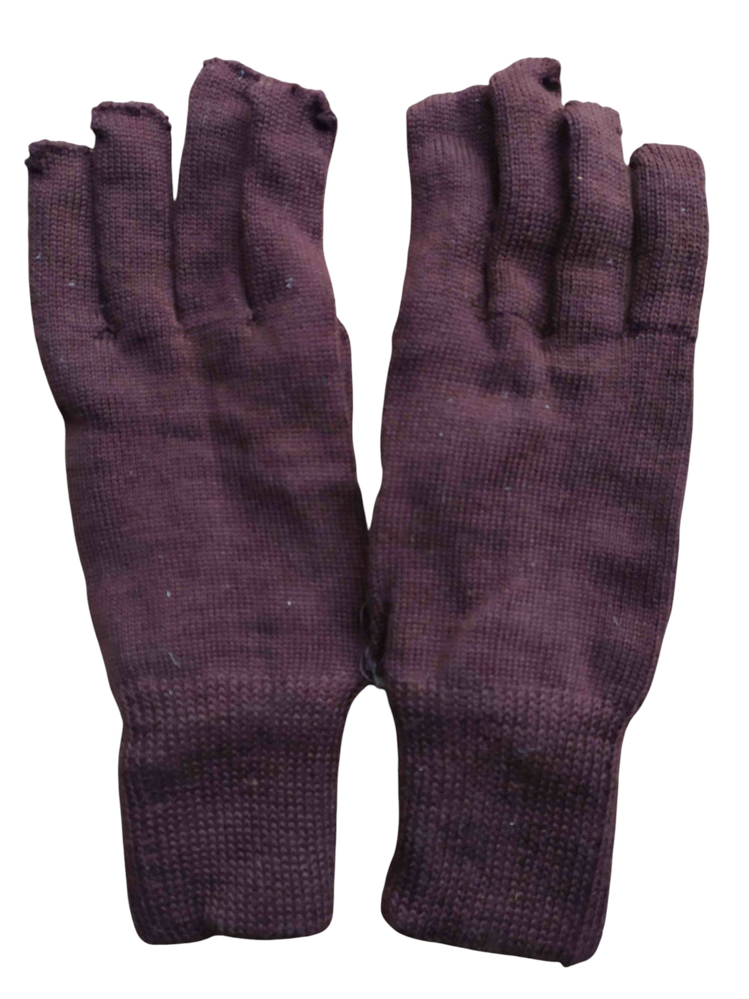 Knitted Woolen Winter Military Gloves from the USSR