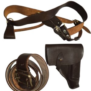 PM Holster Set, Belt, and Shoulder Strap