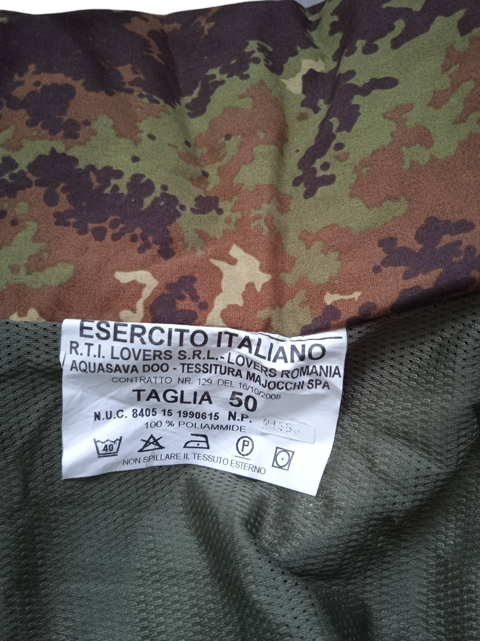 Italian Army Gore-Tex Suit, Vegetato Camouflage - Image 11